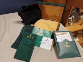 Rolex Box and Accessories Set