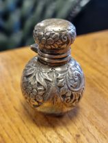 Silver Early 20th Century Antique Scent Bottle, by CE Williams of Birmingham, 60.1g