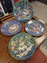 Limoges Set of Decorative Plates