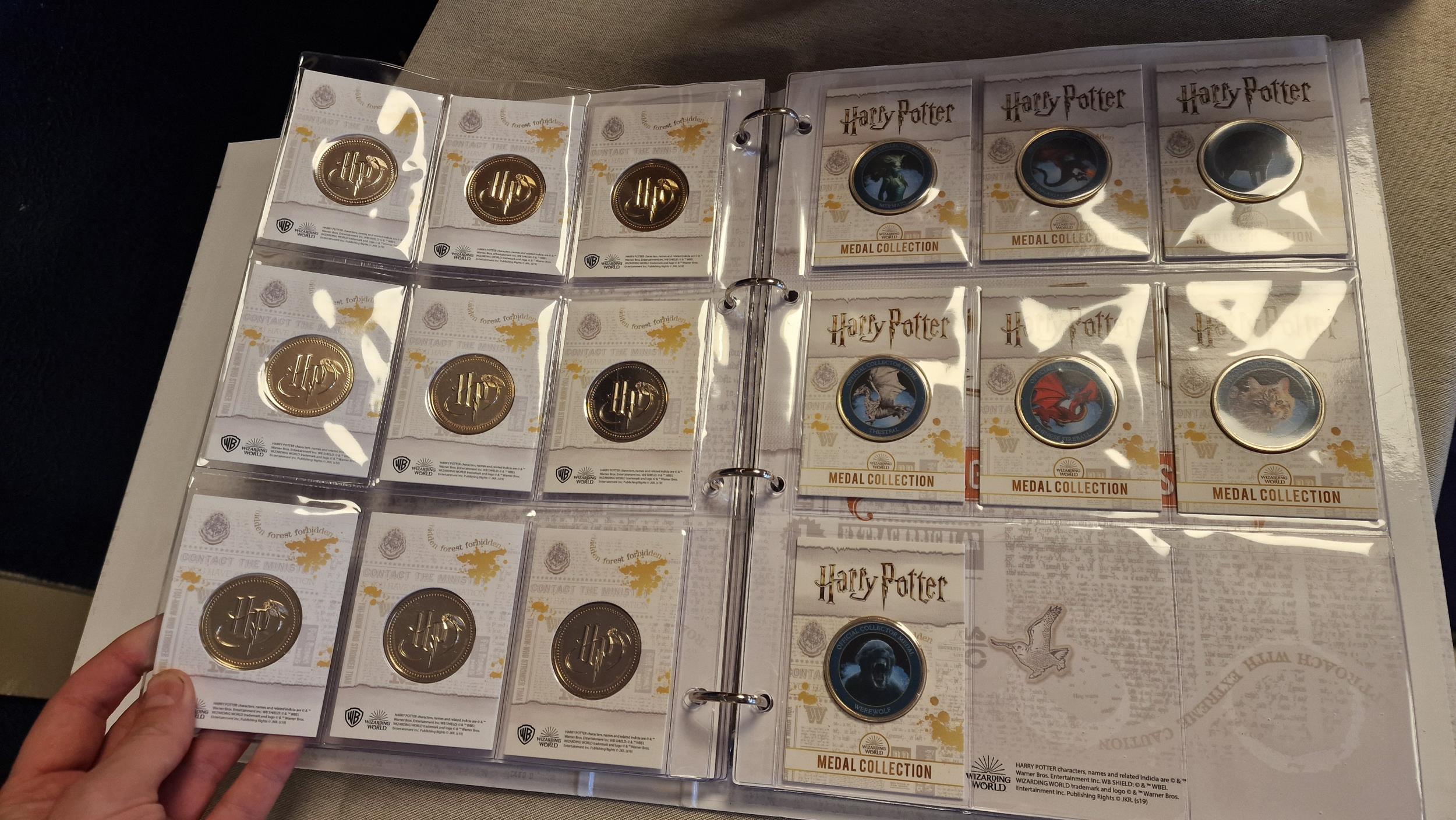 Harry Potter Medal Coin Collection + Additional Rarities - over 100 medals - Image 3 of 7