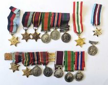 A collection of Second World War and later miniature medals