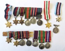 A collection of Second World War and later miniature medals