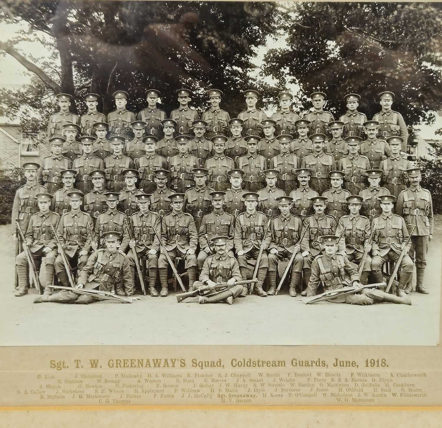 First World War Coldstream Guards group portrait - Image 2 of 2