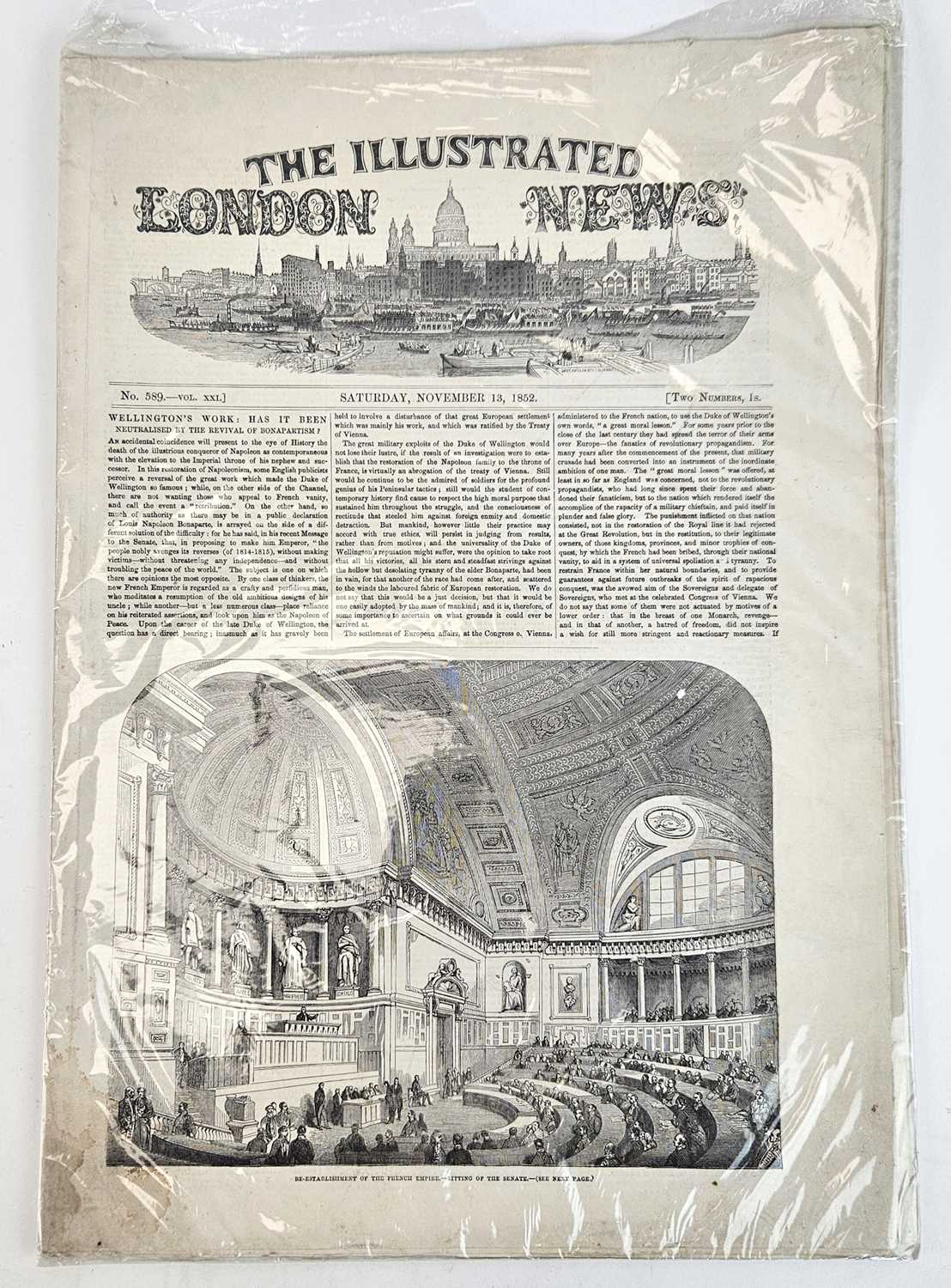 Illustrated London News - Duke of Wellington's Funeral. - Image 6 of 7