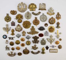 British cap badges, buttons and lapel badges