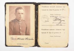 WW2 Polish Sappers identification card