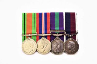 WW2 and later RAF group of four to Flt Sgt L.G Chevis