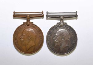 WW1 Mercantile Marine medal pair