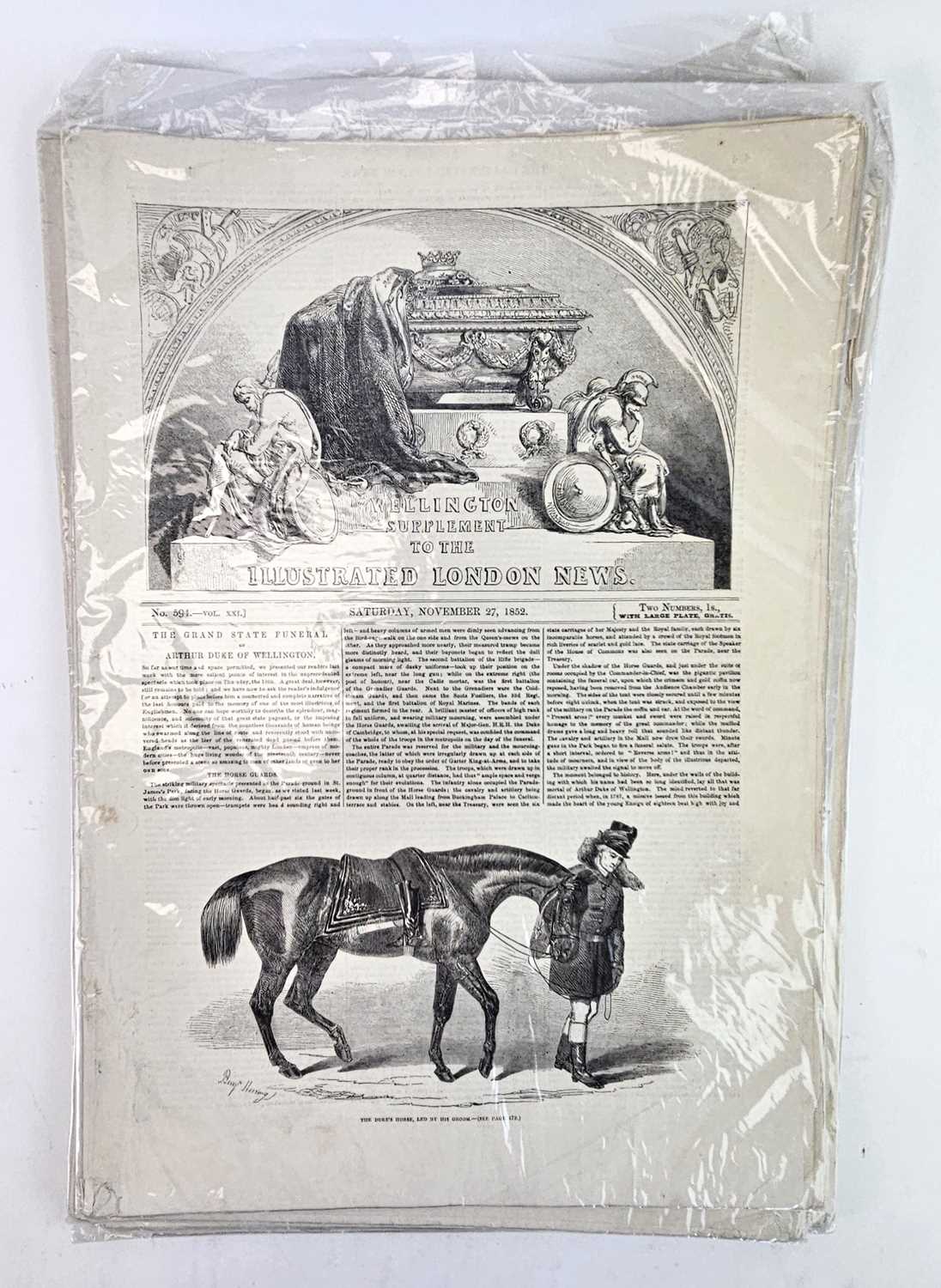 Illustrated London News - Duke of Wellington's Funeral. - Image 3 of 7