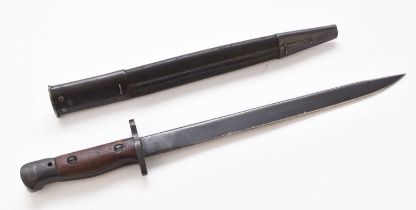 WW2 Short 1907 Pattern Indian SMLE Bayonet, No. 1 Mk2.