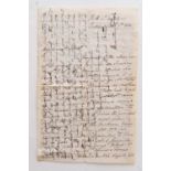 Crimean War, Battle of Inkerman - Lt. T.M. Kelsall, letter signed