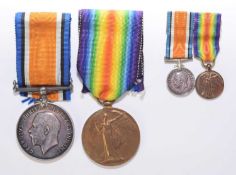 WW1 Medal Pair to Pte. F.G. Linney, King's Own Royal Lancaster Regiment
