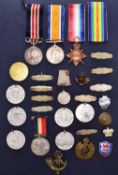 WW1 Medal group to Pte. A.H Maiden, Shropshire Light Infantry / KSLI