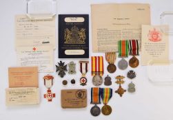 WW1 and WW2 family medal group