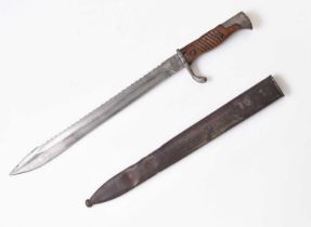 WW1 Imperial German M98/05 'Butcher' sawback bayonet