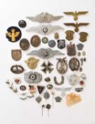 Mixed lot of German and German style badges