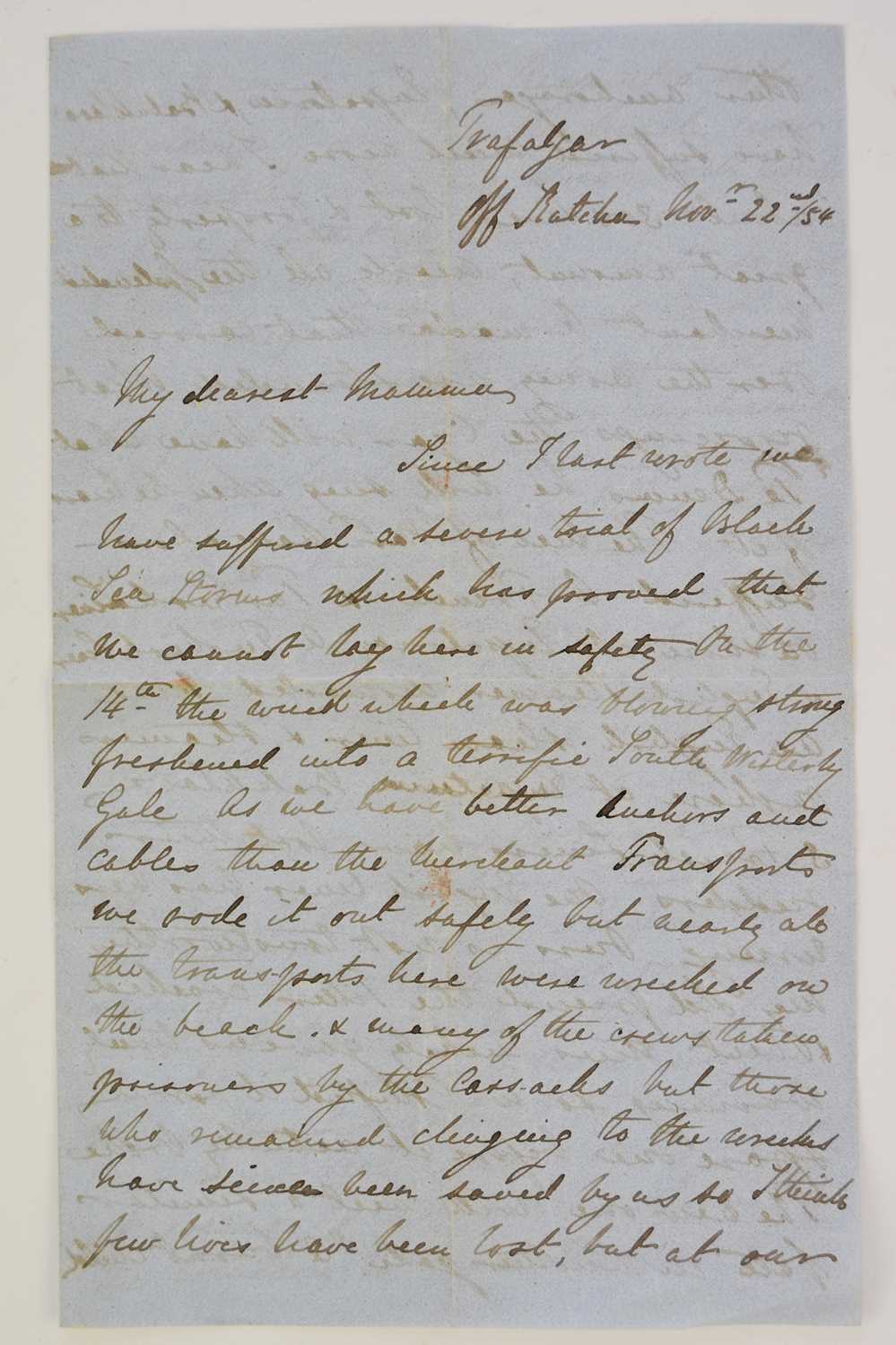 Crimean War - Lieutenant T.M. Kelsall - Siege of Sebastopol, letter signed