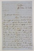 Crimean War - Lieutenant T.M. Kelsall - Siege of Sebastopol, letter signed