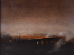 Janet Ledger (b.1931) Rotherham Viaduct