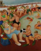 Beryl Cook (1926-2008) Bathers at the Pool