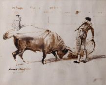 Raoul Millais (1901-1999) Bullfight