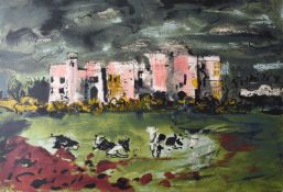 John Piper (1903-1992) Carew Castle