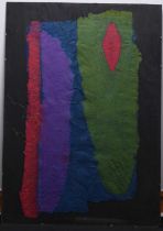 Abstract Composition Textile Collage