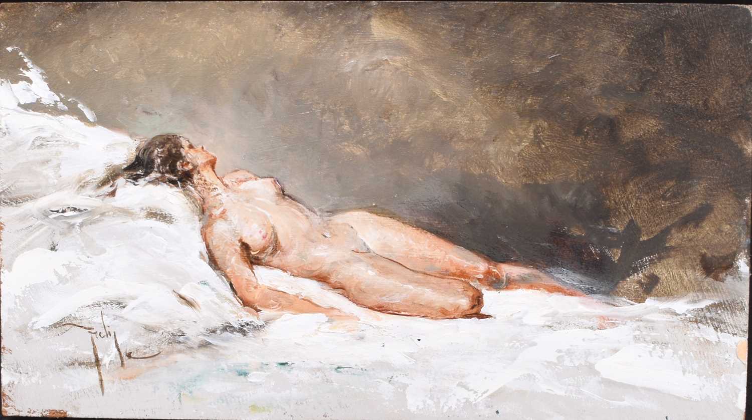 Ignacio Trelis (Spanish Contemporary b.1960) Reclining Nude