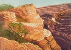 Margaret Sellars (20th-21st Century) Canyon