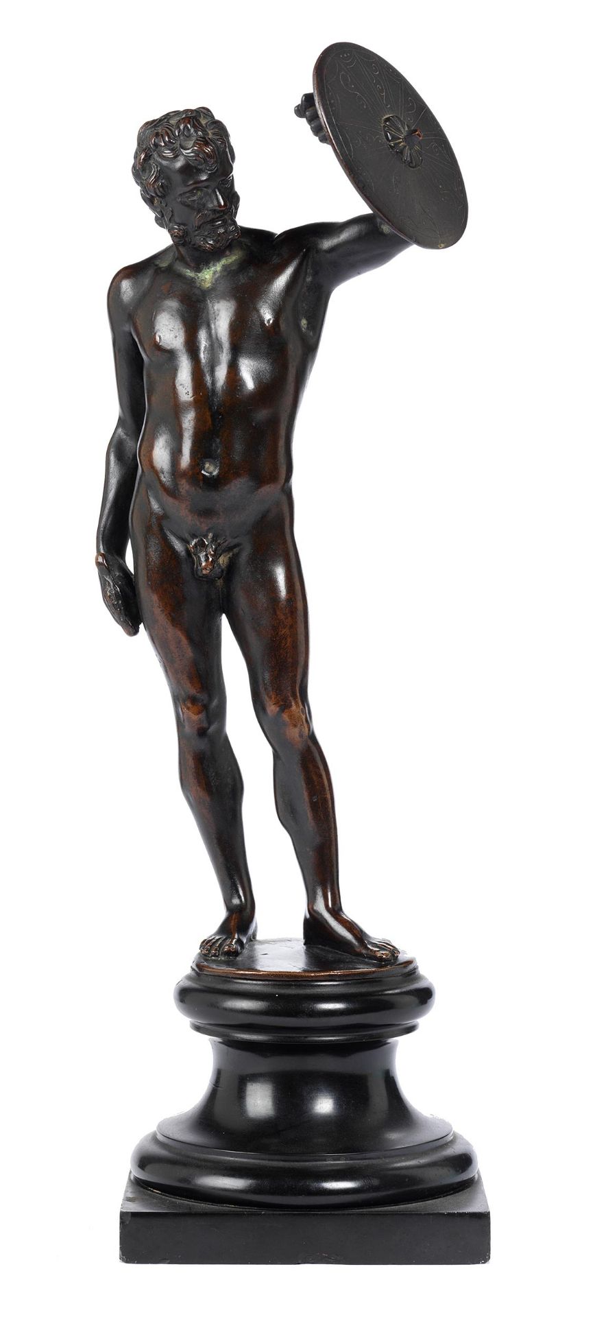 Bronzestatuette: Kriegsgott Mars