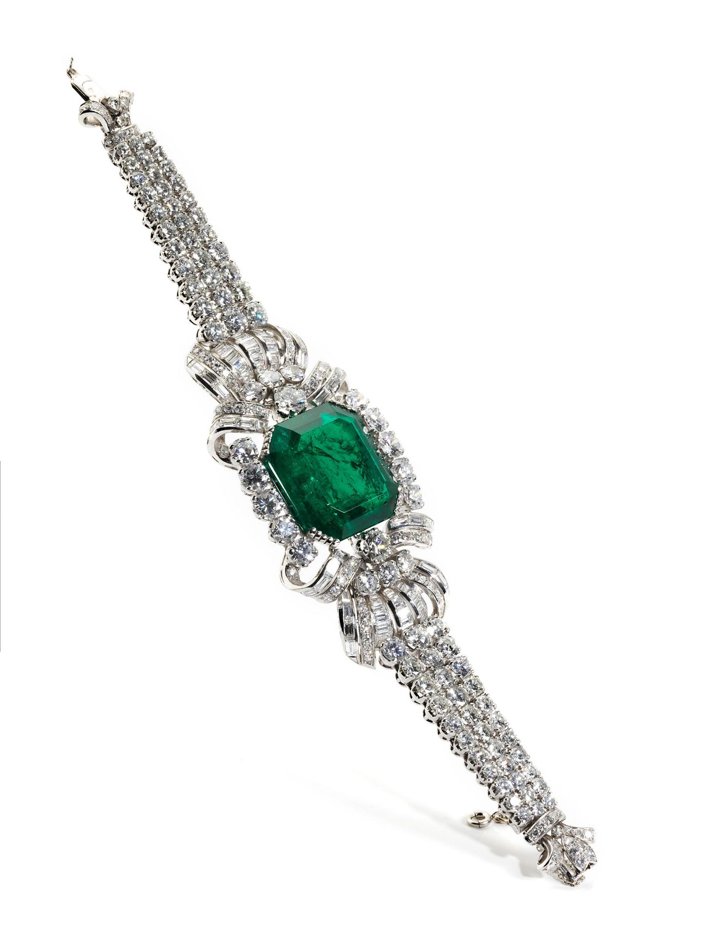Smaragd-Diamantarmband