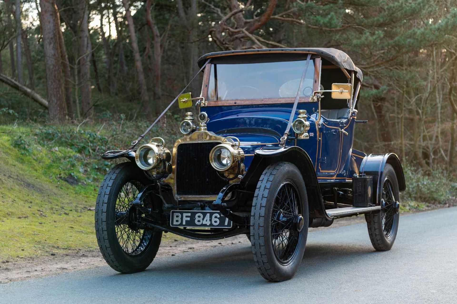 1913 Talbot 4CT 12HP Colonial Drop Head Coupe  Complete with Veteran Car Club dating certificate - Image 10 of 86