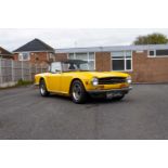 1973 Triumph TR6   A home-market, RHD fully restored example, finished in mimosa yellow