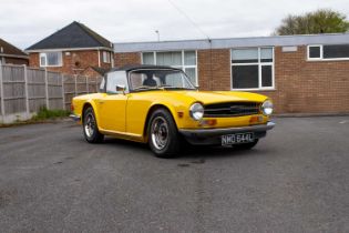 1973 Triumph TR6 A home-market, RHD fully restored example, finished in mimosa yellow