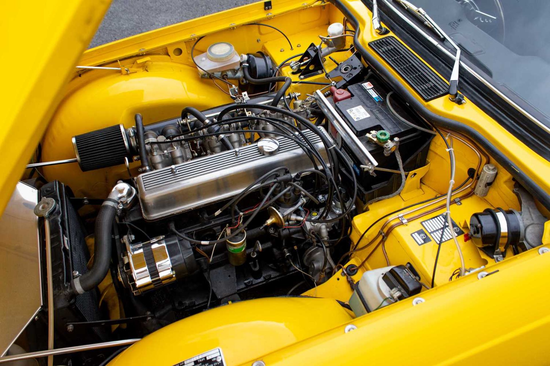 1973 Triumph TR6   A home-market, RHD fully restored example, finished in mimosa yellow - Image 88 of 99