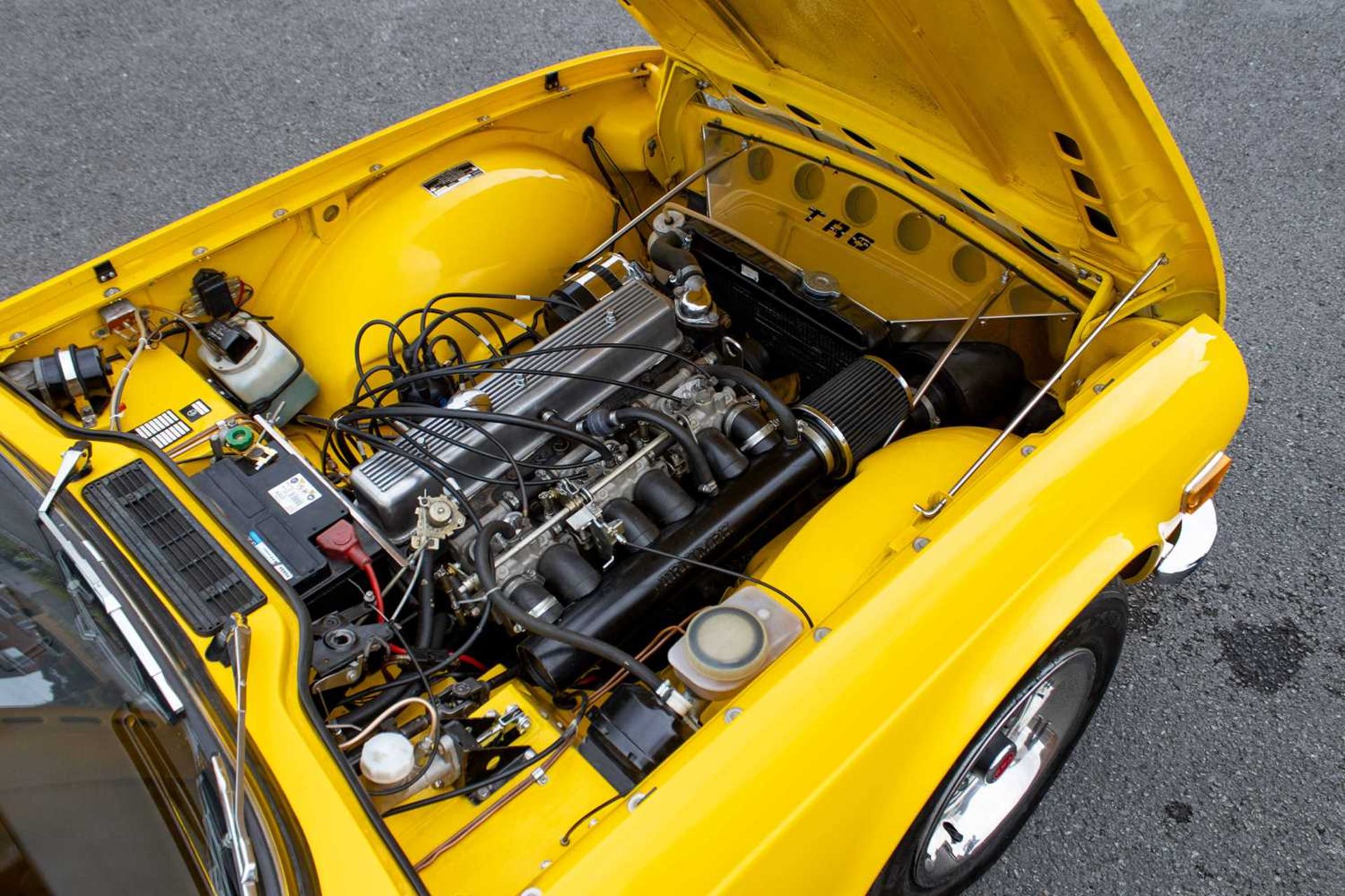 1973 Triumph TR6   A home-market, RHD fully restored example, finished in mimosa yellow - Image 86 of 99