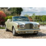 1985 Bentley Continental Convertible Rare early carburettor model by Mulliner Park Ward