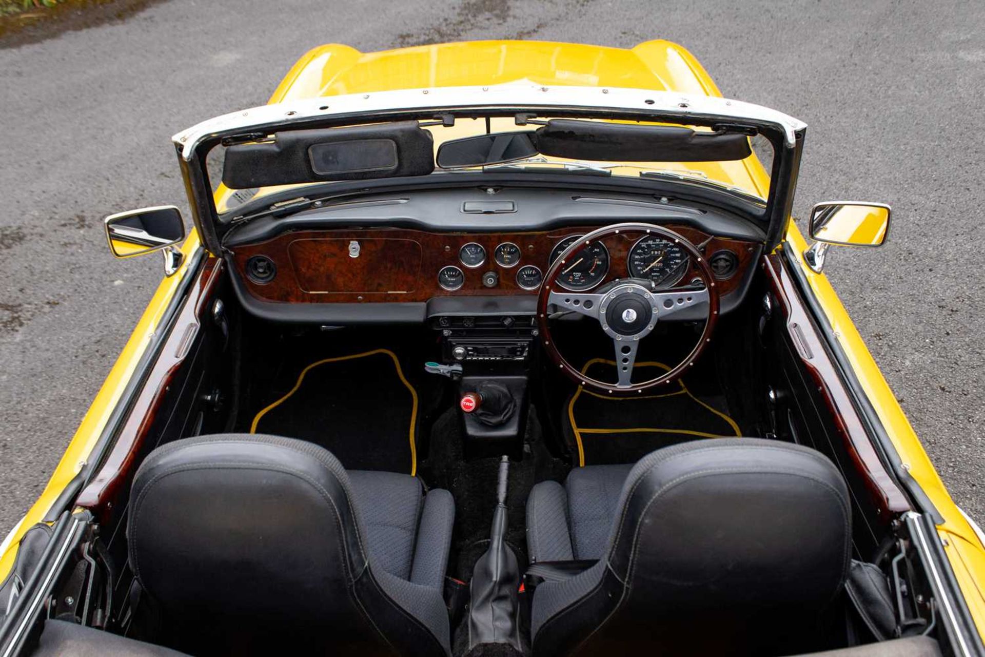 1973 Triumph TR6   A home-market, RHD fully restored example, finished in mimosa yellow - Image 71 of 99