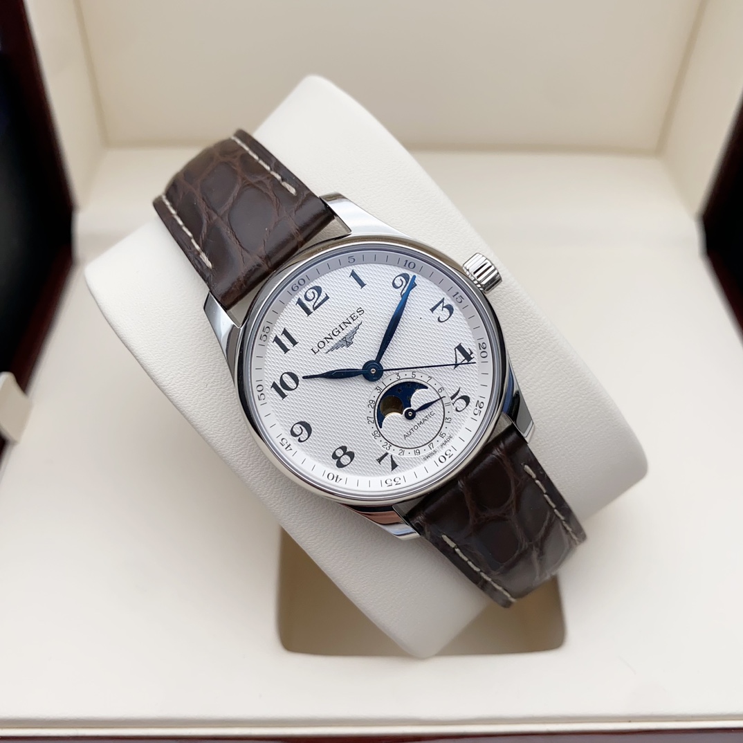 Longines Master Series L2.409.4.78.3 Unisex Automatic Mechanical Watch - Image 3 of 7