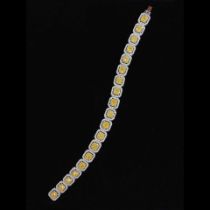 yellow diamond bracelet