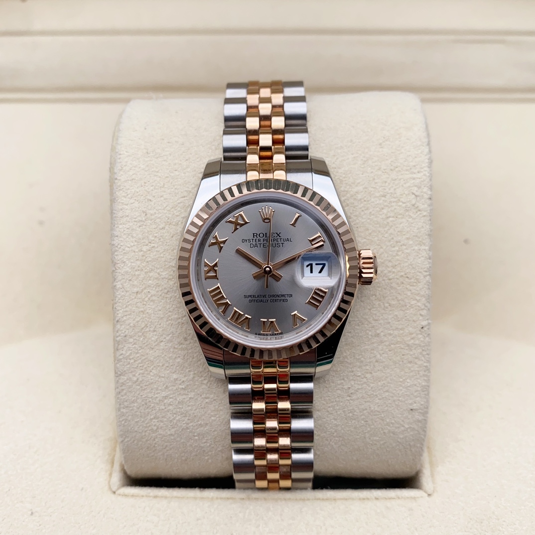 Rolex Women's Datejust 179171 Silver Roman Disk Ladies Automatic Mechanical Watch - Image 2 of 7