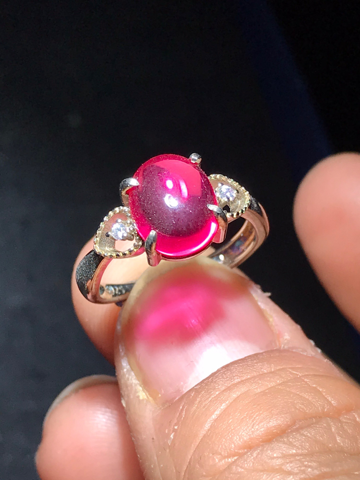 natural ruby ring - Bild 7 aus 8