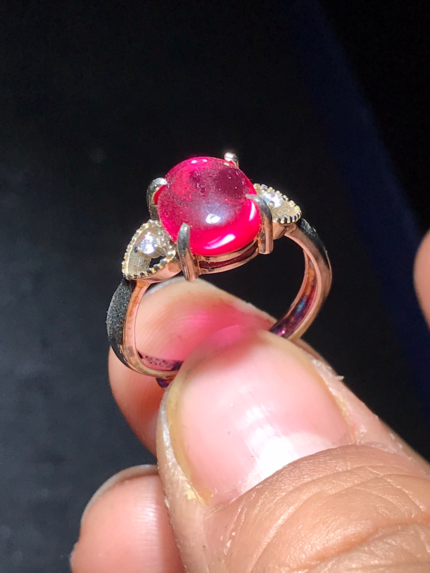 natural ruby ring - Bild 6 aus 8