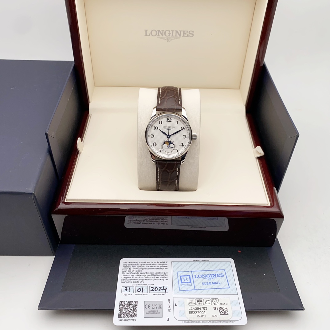 Longines Master Series L2.409.4.78.3 Unisex Automatic Mechanical Watch - Image 5 of 7