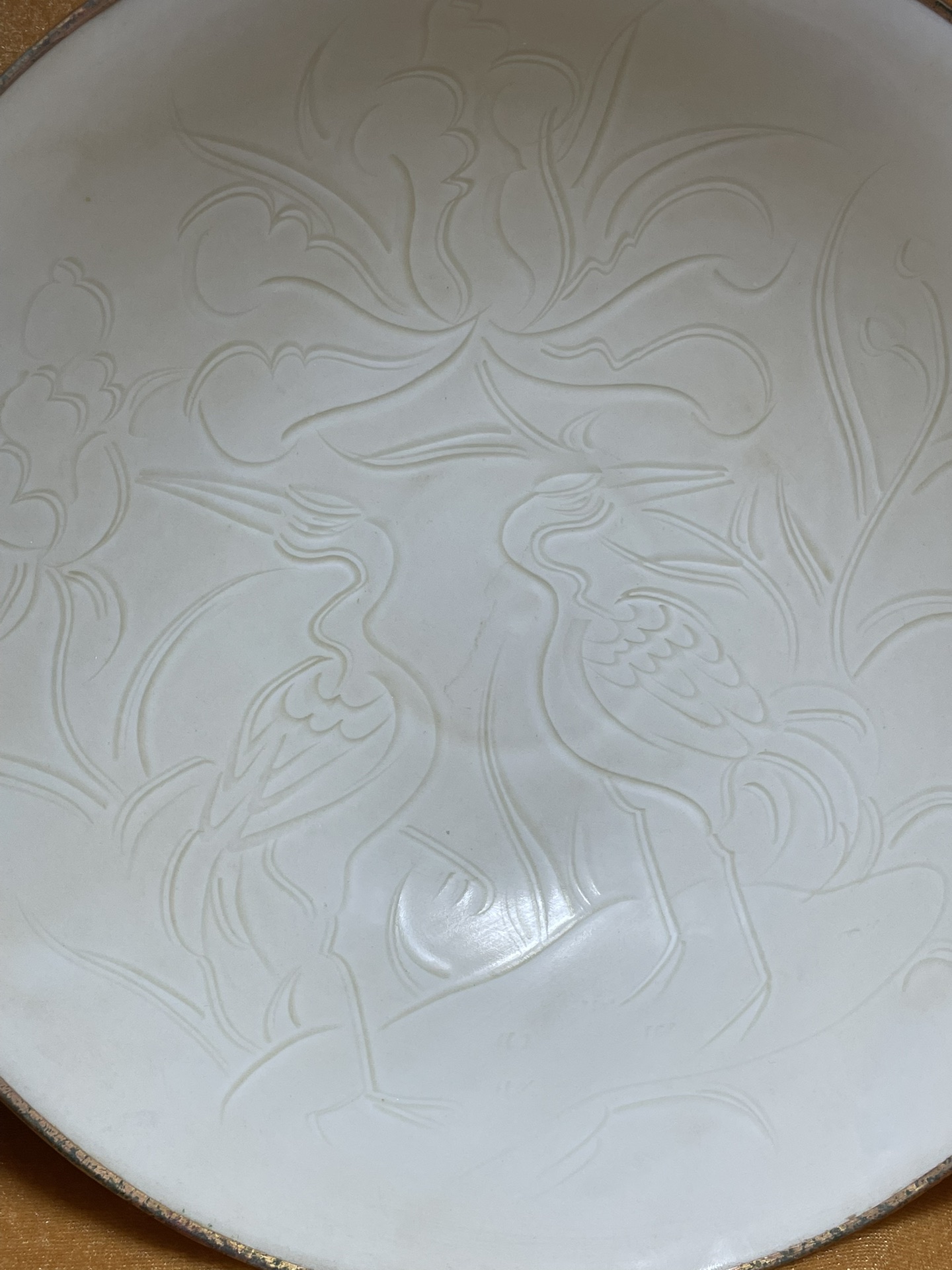 Old collection of ultra-thin porcelain large bowl from Ding kiln of Song Dynasty - Image 3 of 9
