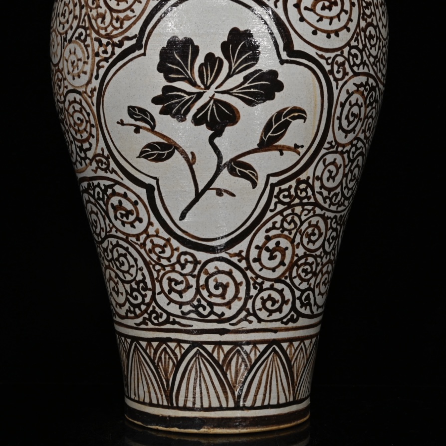 Jizhou kiln window plum vase from Song Dynasty - Image 5 of 9