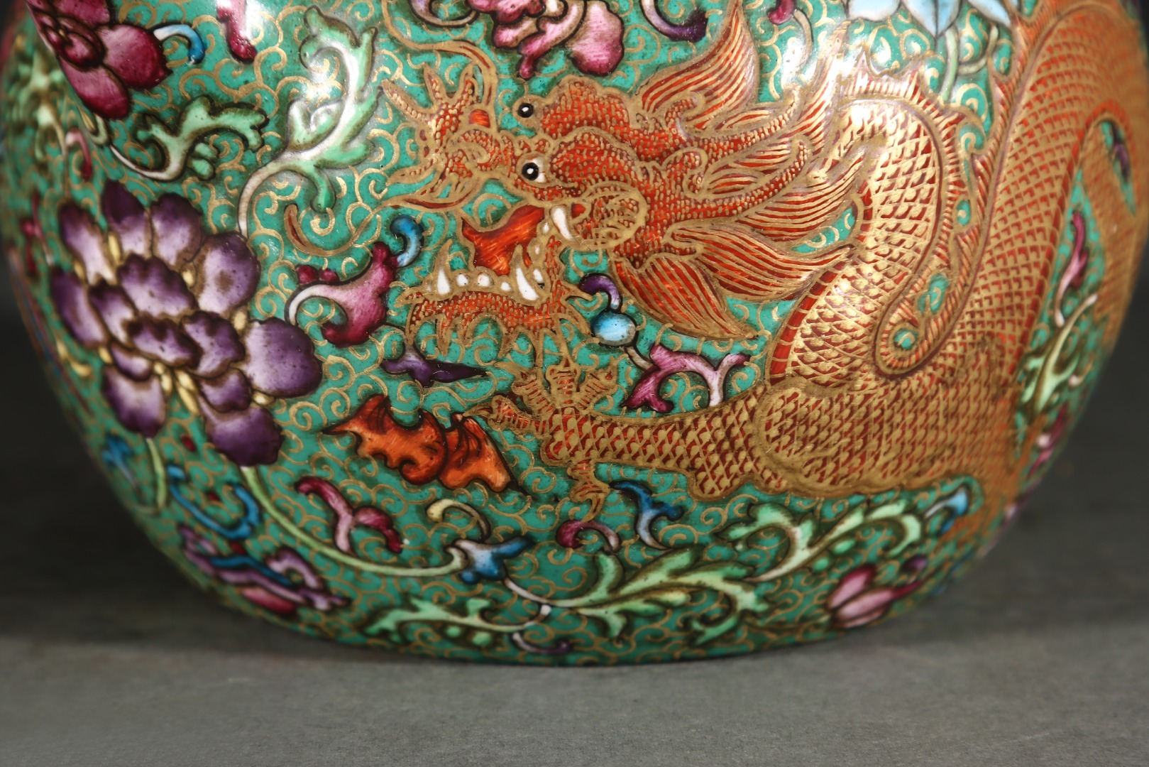 Qing Dynasty Old Zang: Enamel Original Mineral Purple Clay Pot - Image 6 of 9