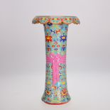Qing Dynasty Qianlong Enamel Gold Goblet with Passion Flower Patterns