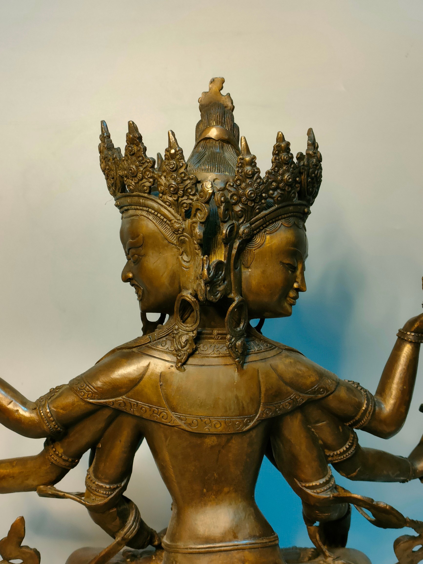 copper buddha statue - Bild 8 aus 9