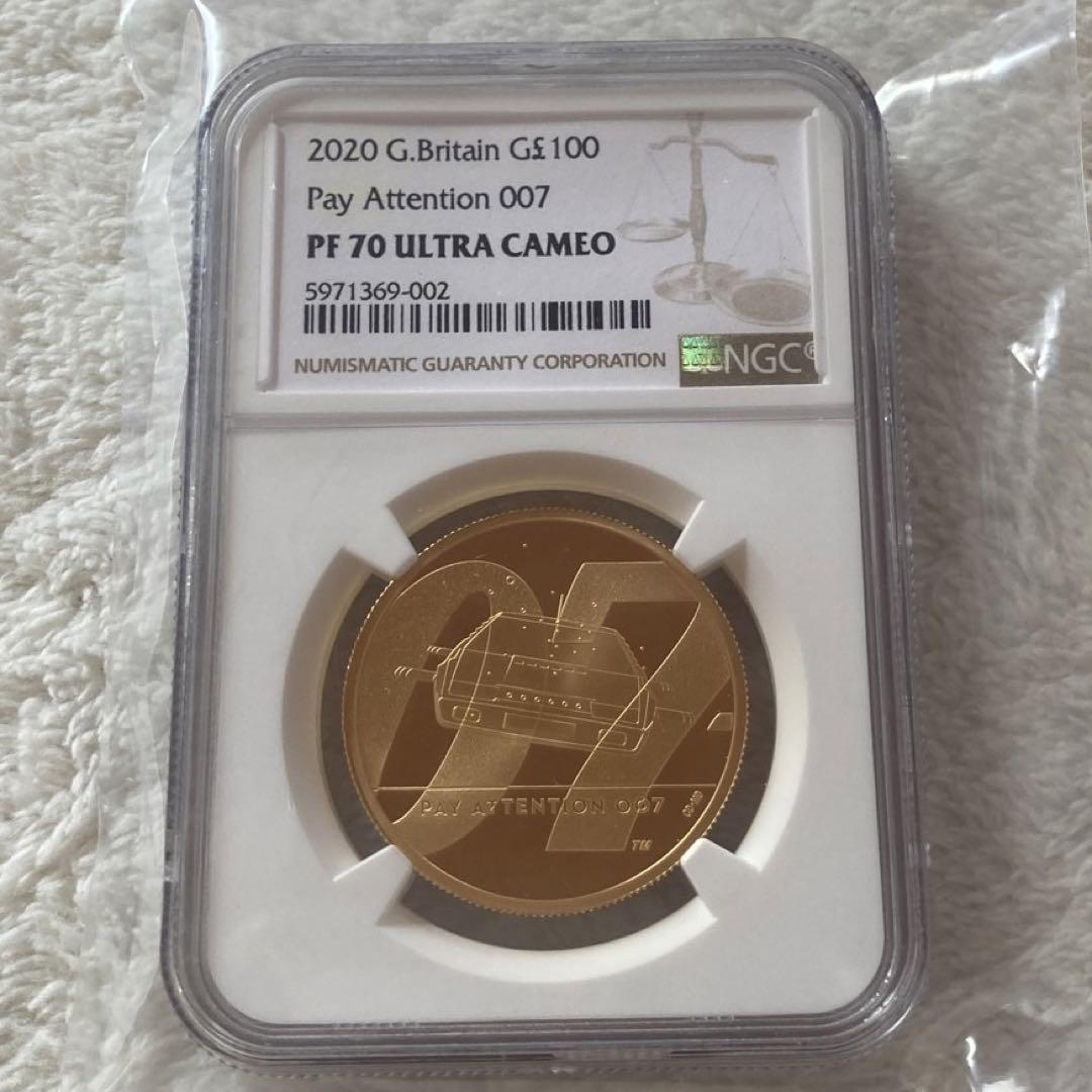 [Highest Appraisal PF70] 007 Pay Attention James Bond Gold Coin - Image 3 of 7